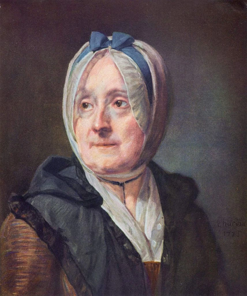 Jean Siméon Chardin - 121, Ritratto di Françoise Marguerite Pouget, seconda moglie dell'artista, Louvre, Parigi